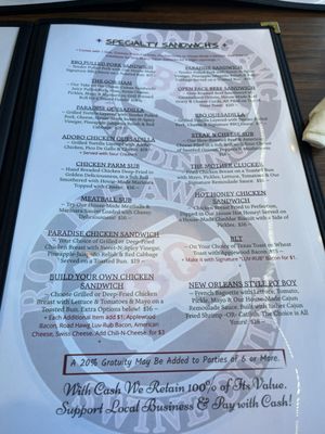 Menu photo 1 Road Hawg BBQ Swine Dining Gorham, NH