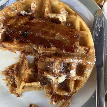 Bebop Waffle Shop - Bacon Waffle - Coffee & Tea Near Me - Seattle, Washington
