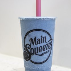 Main Squeeze Juice Co. - The Blue Tart smoothie is a customer favorite.