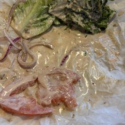 Lettuce wrapped burger