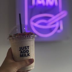 Just Add Milk - Fruity Pebbles Milkshake