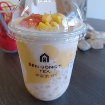 BenGong's Tea - Walnut - Mango Pomelo sago ($6.25) - Bubble Tea Near Me - Walnut, California BenGong's Tea - Walnut - Mango Pomelo sago ($6.25) - Bubble Tea Near Me - Walnut, California