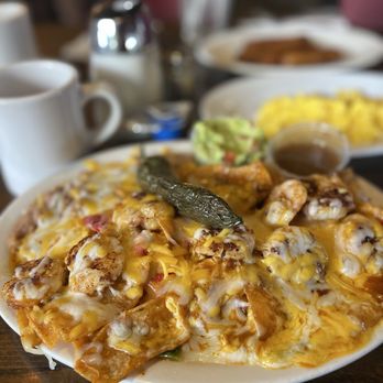 Foxy's Restaurant - Shrimp Chilaquiles - Diners Near Me - Glendale, California