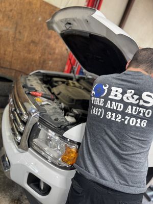 Engine Services - B & S Tire and Auto offers comprehensive engine services to keep your vehicle running smoothly and reliably. Our skilled technicians are equipped to diagnose and repair engine issues of all kinds, from routine maintenance like oil changes and tune-ups to more complex diagnostics and repairs. We use the latest tools and technology to ensure your engine is performing at its best, helping to prevent costly breakdowns and extend the life of your vehicle. Trust B & S Tire and Auto for honest advice, quality workmanship, and dependable engine care every time you visit.