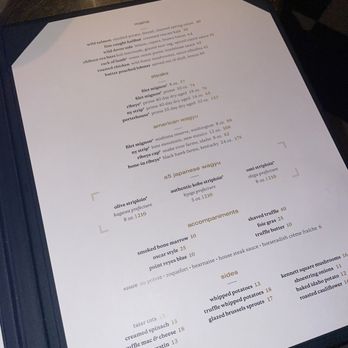 Barclay Prime - Menu - Steakhouses Near Me - Philadelphia, Pennsylvania
