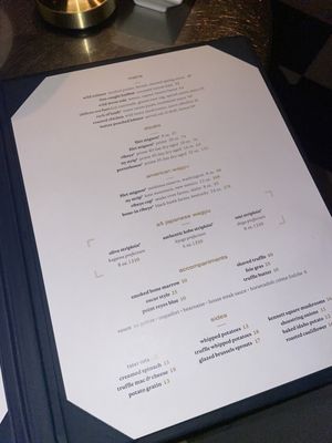 Menu photo 3 Barclay Prime Philadelphia, PA