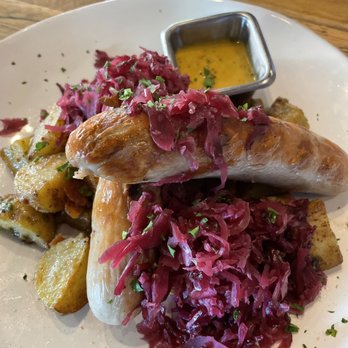 Brook's Kitchen & Tap - Brat Plate. Amazing. - Bars Near Me - Oakbrook Terrace, Illinois