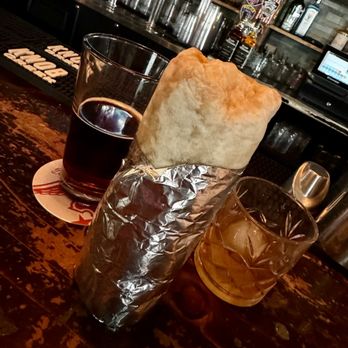 Crown&Crow - Macallan 12, Shiner Bock & a local burrito from Guadalajara Taqueria. - Cocktail Bars Near Me - Brentwood, California Crown&Crow - Macallan 12, Shiner Bock & a local burrito from Guadalajara Taqueria. - Cocktail Bars Near Me - Brentwood, California