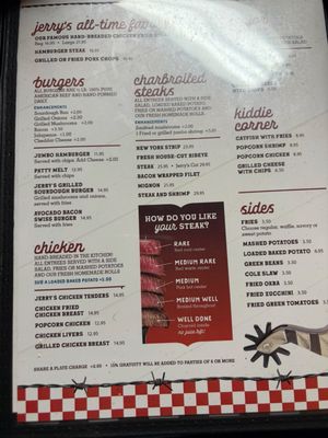 Menu photo 2 Jerry's Restaurant Onalaska, TX Menu photo 2 Jerry's Restaurant Onalaska, TX