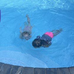 Bergen County Lifeguard - Practicing swimming right after lessons.