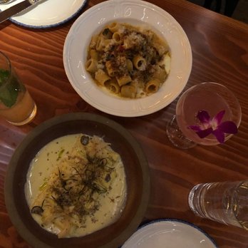 Cindy's Rooftop - agnolotti and goat bolognese (4/2019) - New American Near Me - Chicago, Illinois