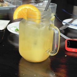 The Boat House - Peach drink among other things.