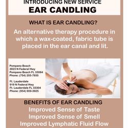 Now offering new service ear candling