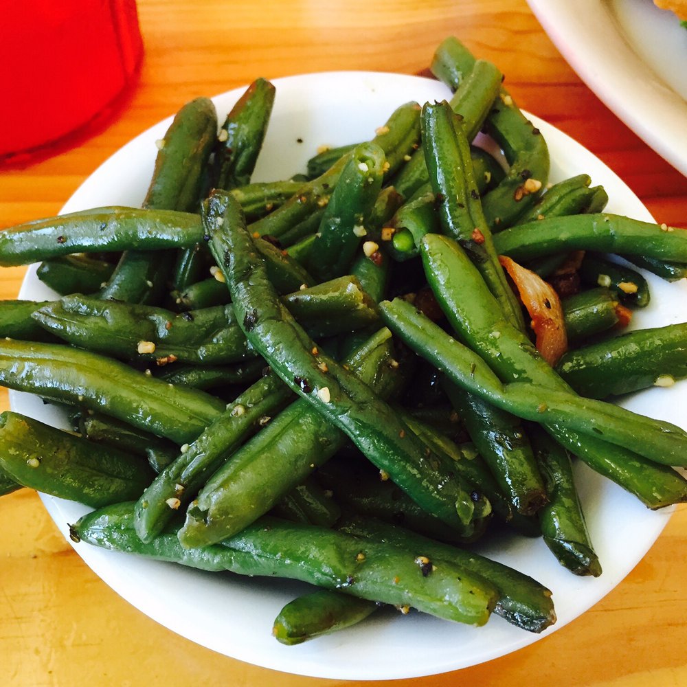 Stingaree - The green beans are so good! - Seafood Near Me - Crystal Beach, Texas