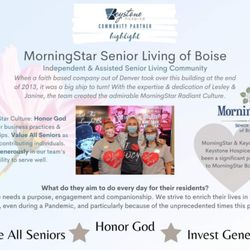 Keystone Hospice - Keystone Hospice Community Partner Spotlight - Morningstar Senior Living