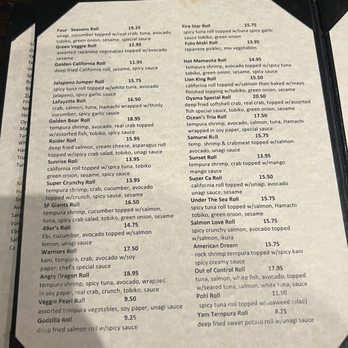 Oyama Sushi - Menu - Sushi Bars Near Me - Petaluma, California Oyama Sushi - Menu - Sushi Bars Near Me - Petaluma, California