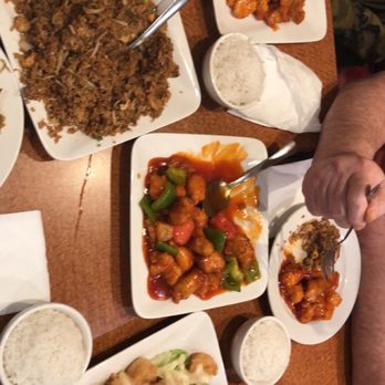 Lee Wing Wah Restaurant - Shrimp fried rice, Orange Chicken, Sweet & Sour Chicken was all great. The shrimp friend rice is hand down the best item here. - Chinese Near Me - Chicago, Illinois