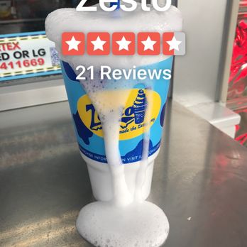 Zesto - the beginning of the Sprite Float Volcano - it got a lot worse.. - Ice Cream & Frozen Yogurt Near Me - New Albany, Indiana