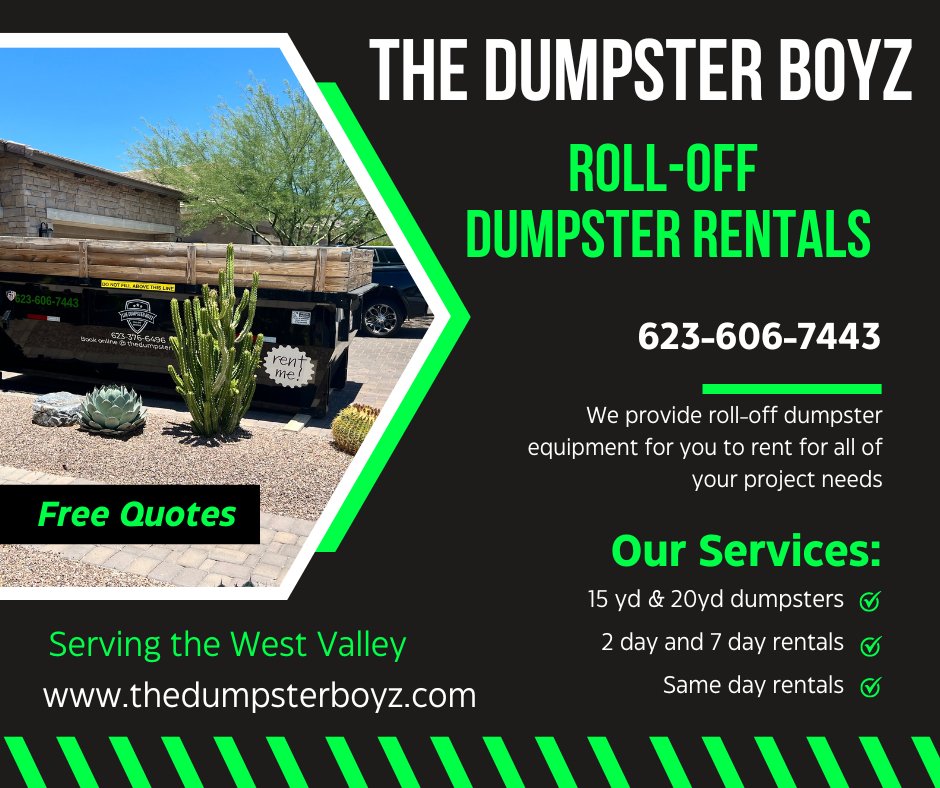 35 Photos Peoria, Arizona Dumpster Rental Phone Number Yelp