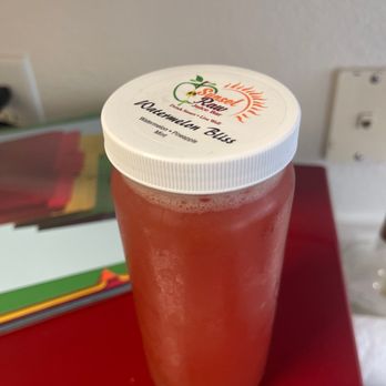 Sunset Raw Juice Bar - Watermelon bliss juice Watermelon pineapple and mint (seasonal item) - Juice Bars & Smoothies Near Me - Fulton, Maryland