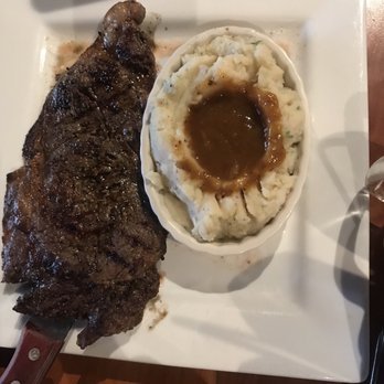 Sam's Steak & Grill - Rib eye w/ mash potatoes - American Near Me - Valley Stream, New York Sam's Steak & Grill - Rib eye w/ mash potatoes - American Near Me - Valley Stream, New York