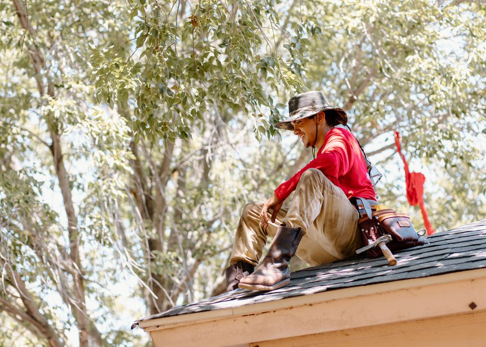 Slide of Firefighter Roofing