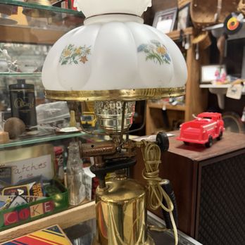 Something Olde Antique Mall - $40 for this awesome burner / lamp creation combining two beautiful antique pieces! - Antiques Near Me - Berea, Kentucky Something Olde Antique Mall - $40 for this awesome burner / lamp creation combining two beautiful antique pieces! - Antiques Near Me - Berea, Kentucky