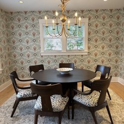 Well Hung Wallpapers - We transformed an old dining room into a beautiful statement room