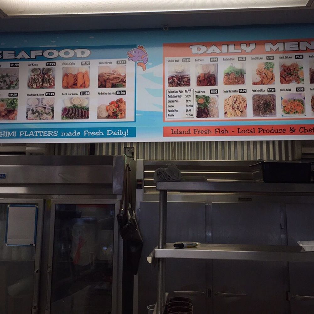 Fresh Catch - Menu board - Hawaiian Near Me - Honolulu, Hawaii