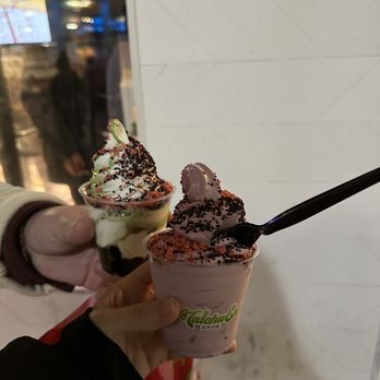 Matcha En - Matcha swirl (in the back) and Ube in the front - Desserts Near Me - Chicago, Illinois