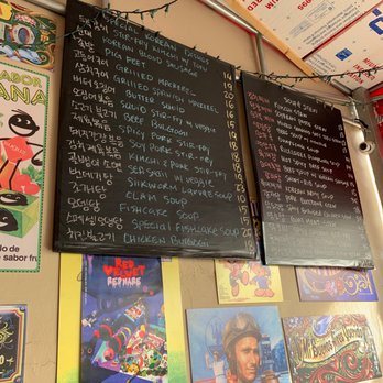 Korean Kitchen - Menu on the wall - Korean Near Me - North Miami Beach, Florida Korean Kitchen - Menu on the wall - Korean Near Me - North Miami Beach, Florida