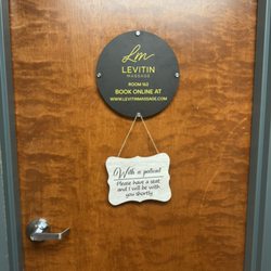 Levitin Massage - My door just look for the sign!