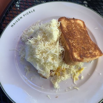 Maison Pickle - Egg and cheese sandwich on Texas toast - Cocktail Bars Near Me - New York, New York Maison Pickle - Egg and cheese sandwich on Texas toast - Cocktail Bars Near Me - New York, New York
