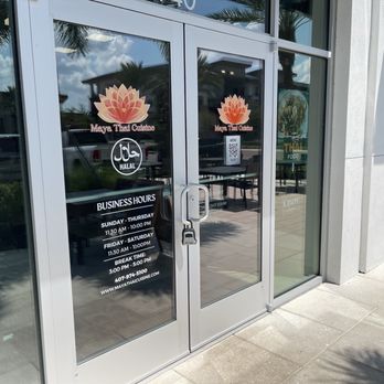 Maya Thai Cuisine - Entrance - Halal Near Me - Orlando, Florida Maya Thai Cuisine - Entrance - Halal Near Me - Orlando, Florida