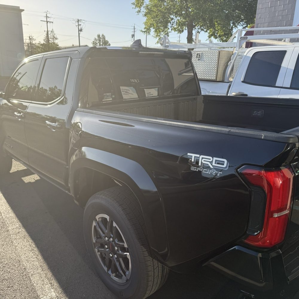 2025 TRD Sport with limo tint on the rears and 15% on the front driver/passenger side.