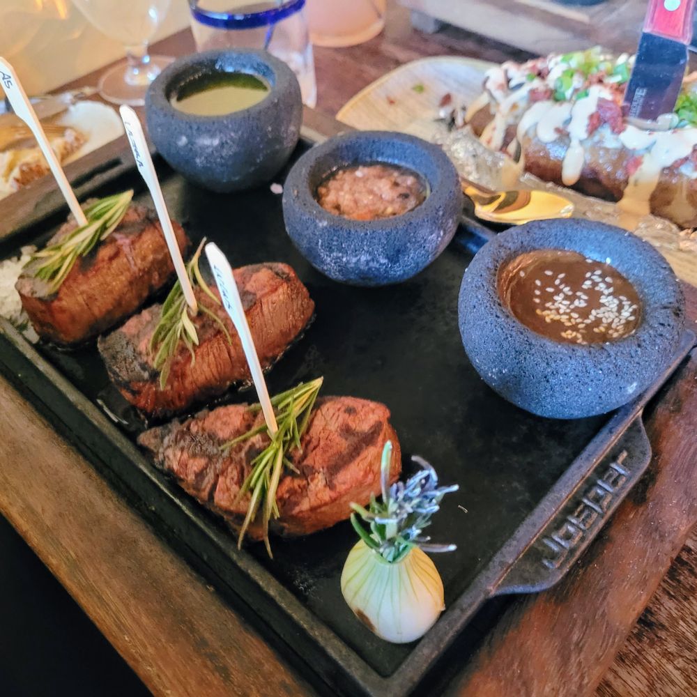 Cuerno Bravo Prime Steakhouse - Wagyu Flight - Steakhouses Near Me - Tacoma, Washington