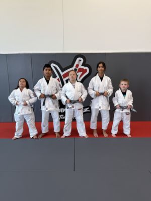 Kids and Youth Jiu-Jitsu (Ages 4–15) - Introduce your child to Brazilian Jiu-Jitsu in a playful, safe, and supportive environment with classes tailored specifically for young children. Our kids’ program is the perfect introduction to martial arts, focusing on building confidence, respect, discipline, and essential self-defense skills through positive instruction and teamwork. Alongside learning foundational self-defense, kids will develop motor skills, improve social interactions, strengthen their ability to follow instructions, and gain valuable anti-bullying awareness, helping them grow both on the mats and in life.

Why Choose Us? Our instructors are experts at making learning fun and effective for young children. Parents love our anti-bullying focus and the life skills that go beyond the mats.

Book a free 3 day trial class today and see your child grow with every class!