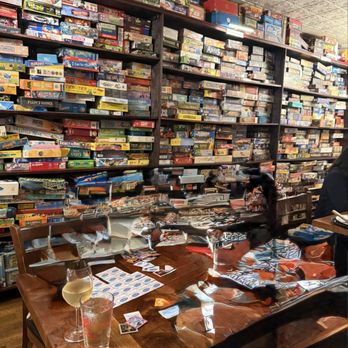 Queen & Rook Game Cafe - Just a portion of the 3 floors of games! - Vegetarian Near Me - Philadelphia, Pennsylvania
