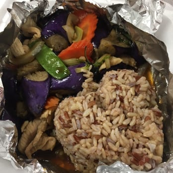 Thai Hut - Eggplant with chicken. Yummy! - Thai Near Me - Sacramento, California Thai Hut - Eggplant with chicken. Yummy! - Thai Near Me - Sacramento, California
