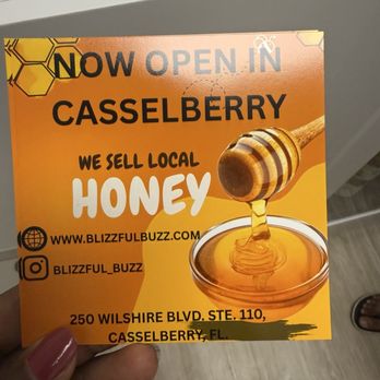Blizzful Buzz - Honey Near Me - Casselberry, Florida Blizzful Buzz - Honey Near Me - Casselberry, Florida