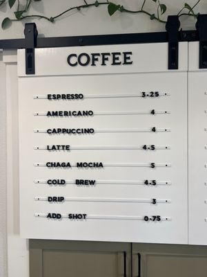 Menu photo 2 Eden Tea & Coffee House Tempe, AZ