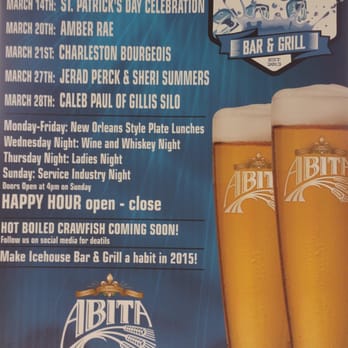 IceHouse Tap Room - March Events calendar at the Ice House in Baton Rouge. - Sports Bars Near Me - Baton Rouge, Louisiana IceHouse Tap Room - March Events calendar at the Ice House in Baton Rouge. - Sports Bars Near Me - Baton Rouge, Louisiana