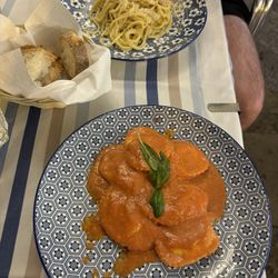 Grace - Ravioli and carbonara