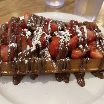 More Than Waffles - Nutella Belgian Waffle - Breakfast & Brunch Near Me - Encino, California