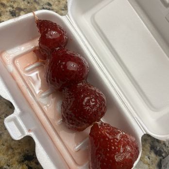 Devil & Angel Desserts - Fort Worth - Strawberry Tanghulu - Desserts Near Me - Fort Worth, Texas