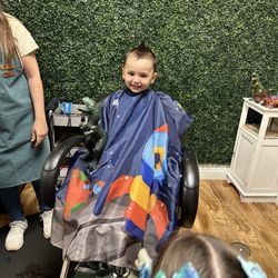 Successful first haircut!