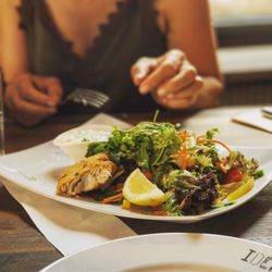 Ideal - Fish and Salad at Ideal