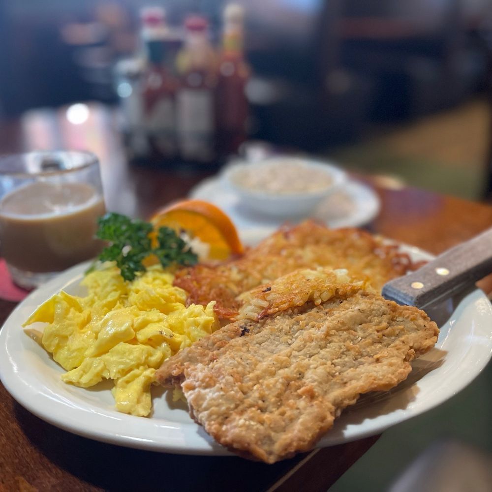 Vista Village Pub - Chicken Fried Steak breakfast combo. - Irish Pub Near Me - Vista, California Vista Village Pub - Chicken Fried Steak breakfast combo. - Irish Pub Near Me - Vista, California