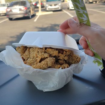 Class 302 Cafe - Downey - It looks like a lot of pork but half of them are just the thick breading - Taiwanese Near Me - Downey, California