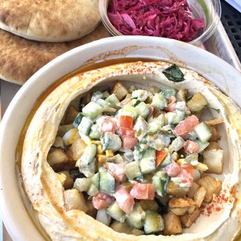 Oren's Hummus Express - OMG Sabich Hummus Bowl is amazing! - Falafel Near Me - Palo Alto, California Oren's Hummus Express - OMG Sabich Hummus Bowl is amazing! - Falafel Near Me - Palo Alto, California